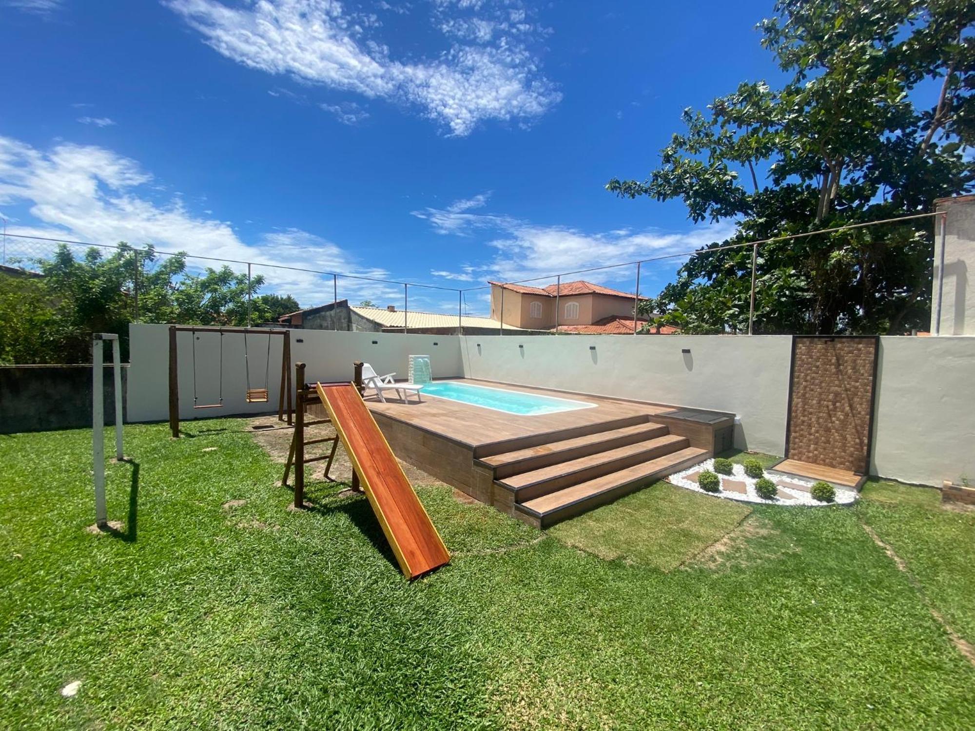 Casa Bem Espacosa Com Piscina, Campo De Futebol E Area Gourmet A Um Quarteirao Da Lagoa De Praia Seca Araruama Exterior foto
